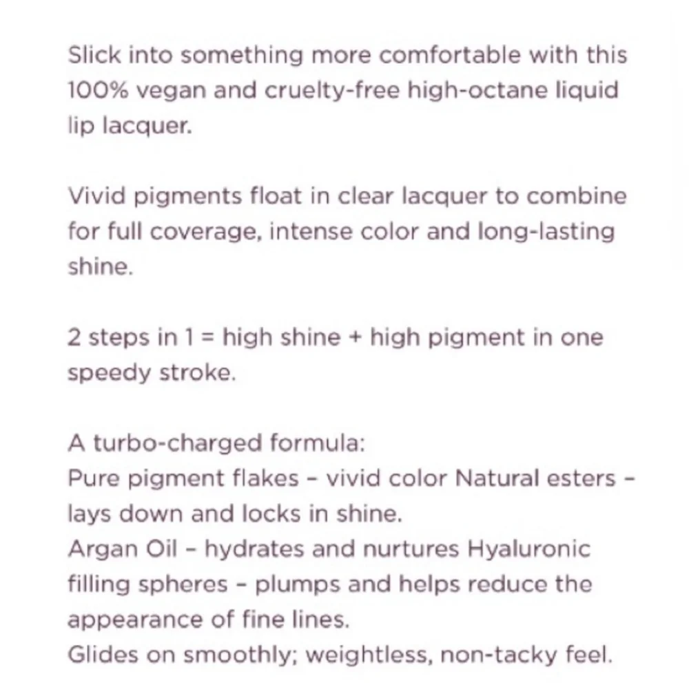 NIB Stila Shine Fever Lip Vinyl in Pit Stop